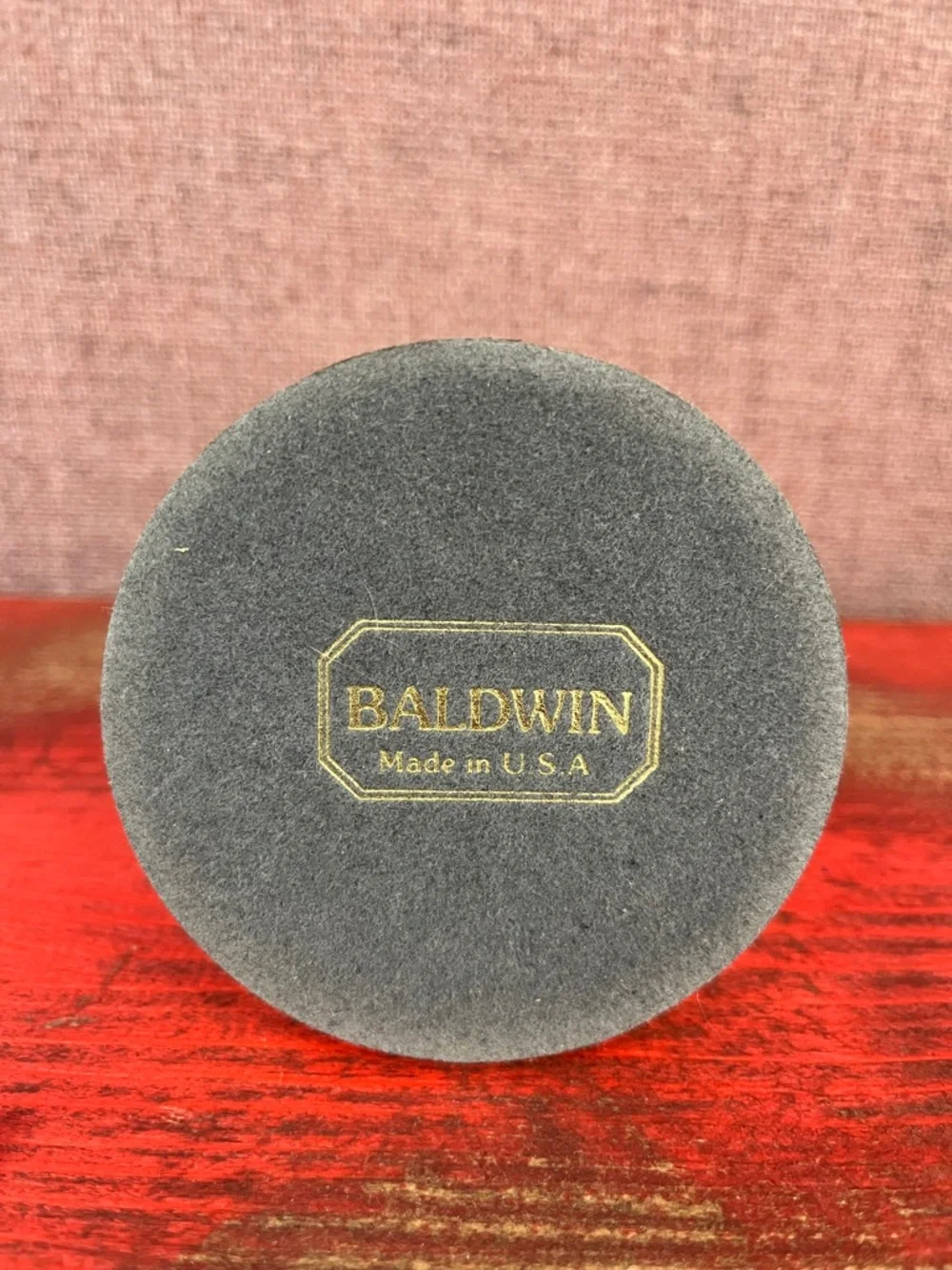 Baldwin Solid Brass Candlestick Holder - Gold 7in tall